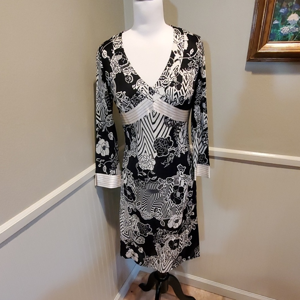 Black and white dress Nell Couture NWOT